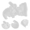 NUOBESTY Shaped Silicone Mold for Epoxy Crafts Flexible Casting Mold for Unique Wall Art Decor for Home Decoration and Creative Projects view 2