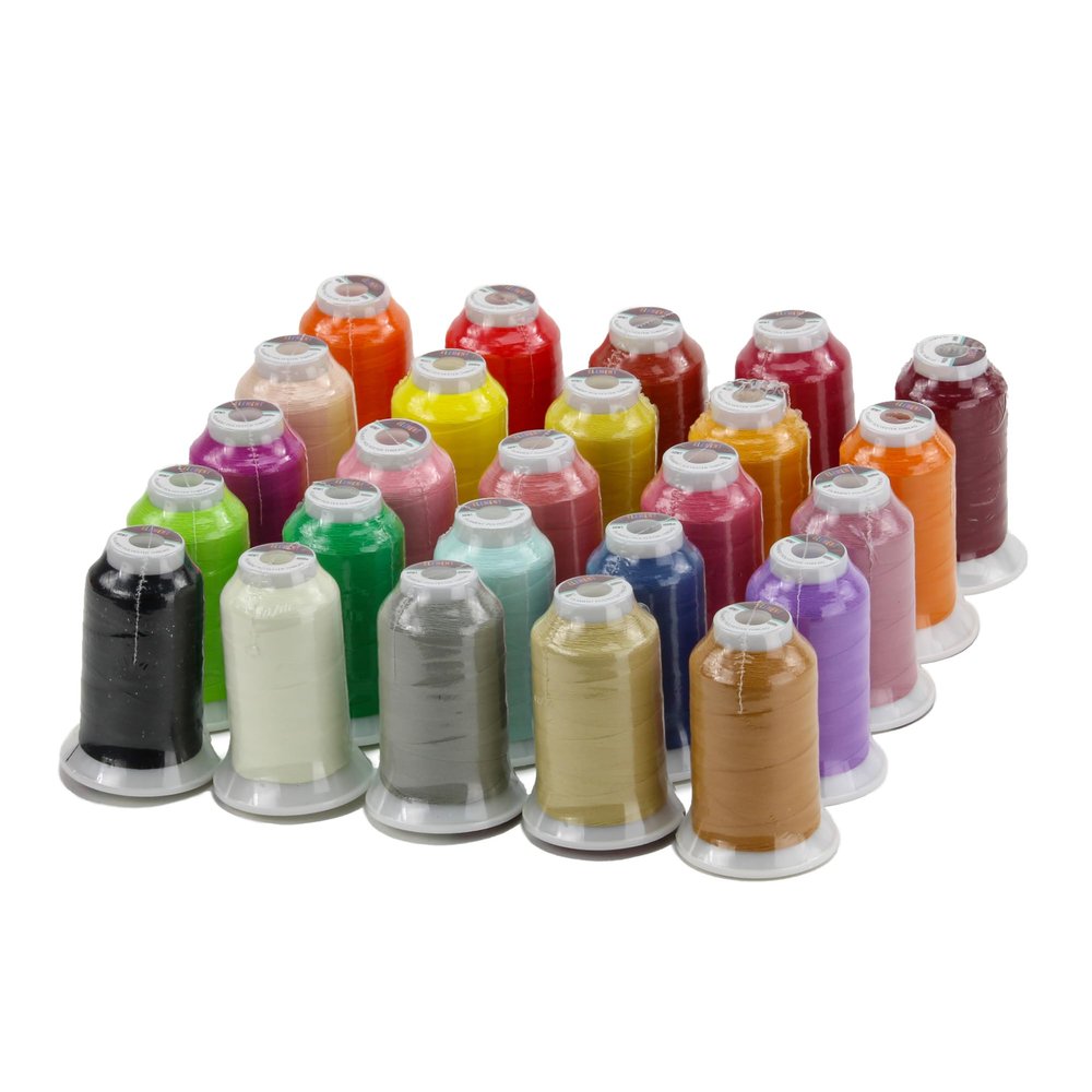 ELEMENT Tropical Pack | Tray of 25 spools | Machine Embroidery Thread | 1000m | 40 wt | Matte | Compatible with Brother Babylock Janome Singer Pfaff Husqvarna Bernina Sewing Machines