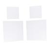 NUOBESTY 4pcs Square Stretched Canvas Cotton Artist Panels Lightweight Oil and Painting for Beginners and Professionals view 1