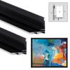 Creative Mark Illusions Metal Floating Frame Kit Pairs for Canvas - Black, Two 30" Sides - Metal Frame Kit for 1-5/8 inch Deep Canvases - For Gallery Wall, Art Panels, Modern Dcor view 2