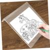 LALAFINA Acrylic Easel Stand for Painting and Writing Lightweight Durable Display Holder for Art Sketching and Reading Thick Sloped Board view 2