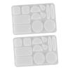 LALAFINA 2pcs Earring Molding Molds Silicone Jewelry Molds for DIY Crystal Casting view 1