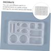 LALAFINA 2pcs Earring Molding Molds Silicone Jewelry Molds for DIY Crystal Casting view 2