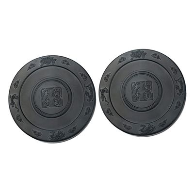 NUOBESTY Practical Calligraphy Inkstone Set 2 Pieces Cover Traditional Chinese Writing Tool Smooth Style