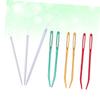 TEHAUX 9pcs Threading Tool for Household Sewing Includes Nylon Thread Rods Large Eye Needles for Crafting Needlework view 2
