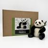 Bergin & Bath Needle Felting Kit, Panda. Make a Life-Like Panda with This Planet Friendly Craft kit for Adults and Teens. view 1
