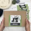 Bergin & Bath Needle Felting Kit, Panda. Make a Life-Like Panda with This Planet Friendly Craft kit for Adults and Teens. view 3