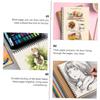 EXCEART 1pc Creative Sketch Book for Students Pages of Blank Art Drawing Paper for Graffiti Watercolor and Pastels Sketching Notebook for Artists and Designers view 2