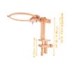 Lurrose 360degree Beech Wood Desktop Embroidery Stand Embroidery Hoop Craft Ring Rotating Display Comfortable for Long Use view 2