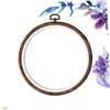 HAPINARY DIY Embroidery Hoop Versatile Cross Stitch Frame for Beginners Retro Round Design Inner Diameter for Needlework and Quilting Projects view 3