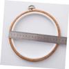 HAPINARY DIY Embroidery Hoop Versatile Cross Stitch Frame for Beginners Retro Round Design Inner Diameter for Needlework and Quilting Projects view 4