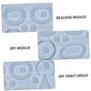 LALAFINA 2pcs Silicone Dangler Mold for Earrings Epoxy Resin Craft Molds High Tear Strength Smooth Interior for Easy Demolding for Unique Jewelry Making view 2