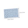 LALAFINA 2pcs Silicone Dangler Mold for Earrings Epoxy Resin Craft Molds High Tear Strength Smooth Interior for Easy Demolding for Unique Jewelry Making view 4