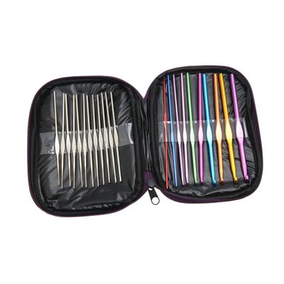 LALAFINA Knitting Accessories Set Crochet Hooks 6 Colorful Crochet Hook Needles for Mom Aunt Friends Crocheting Lovers