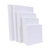 SEWOART 10pcs Cotton White Stretched Canvas Panels for Oil Painting Artist Quality for Acrylics and Tempera for Creative Projects and Giving view 1