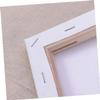 SEWOART 10pcs Cotton White Stretched Canvas Panels for Oil Painting Artist Quality for Acrylics and Tempera for Creative Projects and Giving view 3