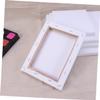 SEWOART 10pcs Cotton White Stretched Canvas Panels for Oil Painting Artist Quality for Acrylics and Tempera for Creative Projects and Giving view 4