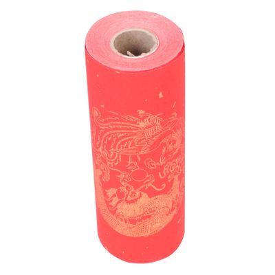 Gogogmee 1roll Chinese Calligraphy Couplets Paper Xuan Paper for Spring Festival Decorations Crafts High Toughness for Weddings and Anniversaries