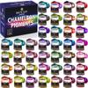 BALTIC DAY - Chameleon Mica Powder, 40 Jars of Color Shift Mica Powder Set - Chameleon Mica Powder for Resin - Chameleon Powder - Holographic Mica Powder view 1