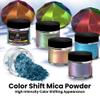 BALTIC DAY - Chameleon Mica Powder, 40 Jars of Color Shift Mica Powder Set - Chameleon Mica Powder for Resin - Chameleon Powder - Holographic Mica Powder view 4