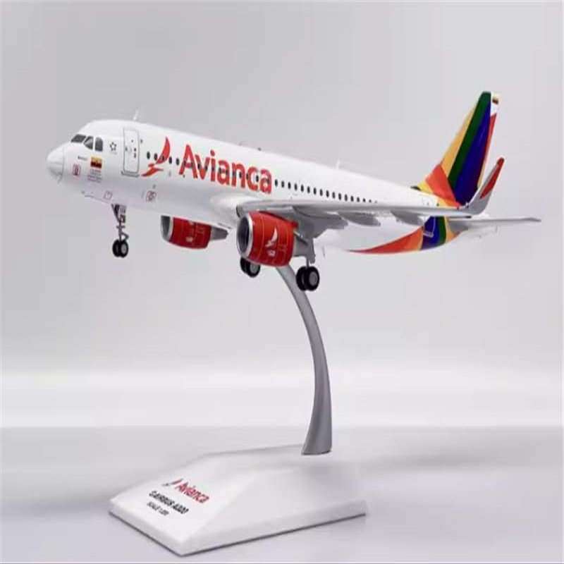 ACE HOBBY for JC Wings for AVIANCA for Airbus A320 N724AV 1:200 Aircraft Pre-Built Model