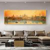 Islam Sunset Diamond Painting Kits for Adults, Paint By Numbers Kit for Adults, Diamond Art Kits for Adults, Art Supplies for Adults Craft Kits, Gem Art Diamond Dots, Home Wall Decor, 16x48inch A426 view 1
