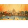 Islam Sunset Diamond Painting Kits for Adults, Paint By Numbers Kit for Adults, Diamond Art Kits for Adults, Art Supplies for Adults Craft Kits, Gem Art Diamond Dots, Home Wall Decor, 16x48inch A426 view 2