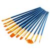 Hohopeti 1set Handle Nylon Hair Brushes for Watercolor Oil Painting and Art Drawing Versatile Art Supplies for Beginners and Professionals view 1
