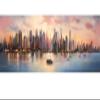 Shanghai Scenery Diamond Painting Kits for Adults, Paint By Numbers Kit for Adults, Diamond Art Kits for Adults, Art Supplies for Adults Craft Kits, Gem Art Diamond , Home Wall Decor, 16x48inch A438 view 2