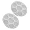 Hohopeti 2pcs Silicone Resin Phone Grip Molds for Crafting Irregular Epoxy Design Flexible and Reusable for Custom Phone Holders Home Decor Projects view 1