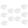 Anneome 10pcs Mixing Tray for Boys and Girls White Watercolor Palette Lightweight and Easy to Clean for Art Projects and Painting Parties view 1
