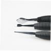 Anneome 3pcs Leather Carving Press Stamp Kit Leathercraft Edge Beveler Making Tools Leather Tooling Carving Beveler Bevel Trimmer Engraver Tool Leather Art Handicrafts Work view 4
