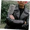 LIFKOME 1pair Silver Rhinestone Shoulder Epaulet Tassel Badge for Costume Suit Shoulder Boards Accessories for Men and Women Uniforms view 4