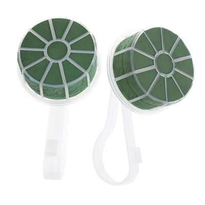 EXCEART 2pcs Wedding Bouquet Holder Lightweight Foam and Floral Handle for Bridal Bouquets Compact and Convenient Flower Support for Weddings Shops and Decorations