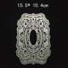 Rectangular lace Die Cuts for Card Making, Oval Metal Cutting Dies for Paper Scrapbooking, DIY Stencils for Album Party Wedding Festivals Decoration view 2