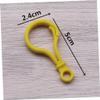 OATIPHO Keychain Clip Carabiner Key Ring 50pcs Acrylic Clasps for DIY Accessories Pendant view 2