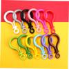 OATIPHO Keychain Clip Carabiner Key Ring 50pcs Acrylic Clasps for DIY Accessories Pendant view 3