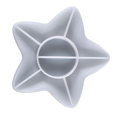 Hohopeti Creative DIY Epoxy Mold for Sea Star Shape Durable Storage Tray Mold for Casting Projects for Beginners and Professionals