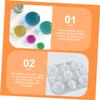 Hohopeti DIY Silicone Mold for Crafting Durable Epoxy Crystal Half-Sphere Shape Safe and Flexible Material for Home Decoration and Unique Gift Making view 2