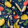 Back to School Bullet Textured Fabric by The Yard Floral Stretch Liverpool - 1 Yard Thick Knit Jersey Fabric for Bows Clothes Sewing (AA2567) view 4
