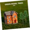 CHILDWEET 25pcs Miniature Green Tree Scenery Landscape Trees for Diorama Decoration and view 3