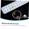 Anneome DIY Jewelry Making Round Silicone Pendant Mold for Beads Crafts Necklace Earring view 4
