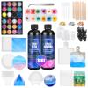 KISREL Epoxy Resin Kit for Beginners, Resin Kit with Molds, 18OZ Epoxy Kit with Dried Flowers, Measuring Cups and Resina Supplies view 1