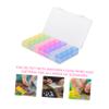 Anneome 4pcs Diamond Storage Organizer Boxes 28-Grid Compartment Case for Craft Supplies Jewelry Beads and Glitter Powder Stackable Storage Box for DIY Projects view 2