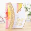 Curved Lace Die Cuts for Card Making, Flowers Metal Cutting Dies for Paper Scrapbooking, DIY Stencils for Album Party Wedding Festivals Decoration view 3