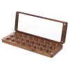 LALAFINA 2pcs Wooden Watercolor Pigment Mixing Case Storage Box for Boys and Girls Art Painting Box Empty Pigment Storage view 1