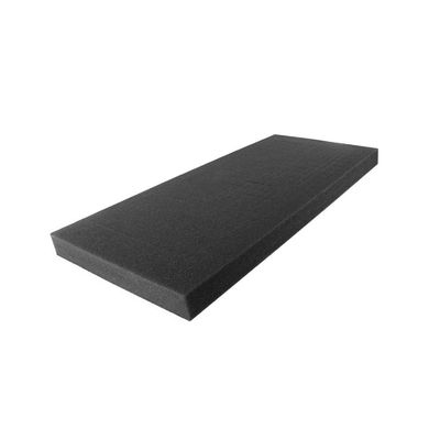 FoamRush 2" x 26" x 72" Charcoal High Density Upholstery Foam Cushion, Upholstery Sheet, Foam Padding, Seat Replacement, Wheelchair Seat & Chair Cushion Replacement, Square, Made in USA