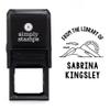 from The Library of Embossers & Stamps | Custom Embosser | Custom Stamp | Ex Libris | Great for Personalizing Books, Text Books and Journals and Other Documents (Design 10, Self-Inking Stamp) view 2