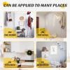 60 Pieces Wooden Shaker Peg Screw-on Pegs 3.62 Inch Long Unfinished Wood Shaker Racks for Hanging Clothes Hats Towel and More DIY Paint Color (Wood Color) view 3
