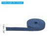 PATIKIL 3/5" Denim Ribbon, 1 Roll 5.5 Yard Layering Jean Fabric Craft Strip for Bow DIY Making Hair Clip Garment Sewing Decorations, Dark Blue view 2
